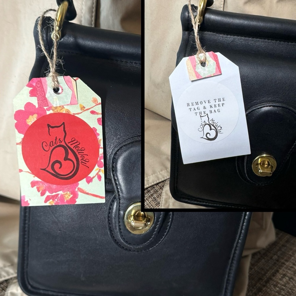 ❤️SOLD❤️Vintage Coach Black Murphy Bag 9930 - Picture 10 of 11